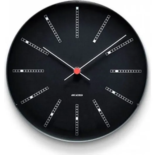 Arne Jacobsen Bankers vægur Ø29 cm - Sort