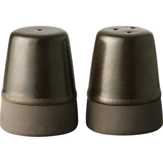 Aida RAW salt- og peberst, metallisk brun