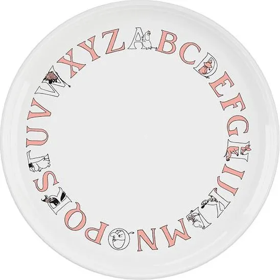 Rig-Tig Moomin ABC tallerken 20 cm - Salmon
