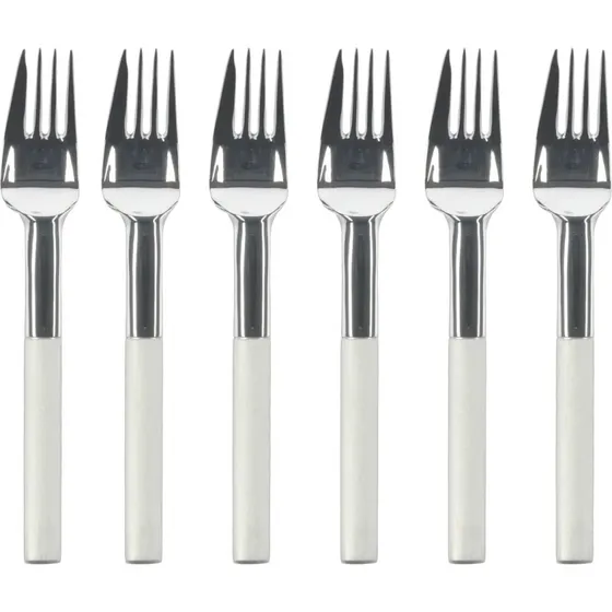 Gense Nobel Kagegaffel 6 stk. 15,2 cm - Rustfrit stl