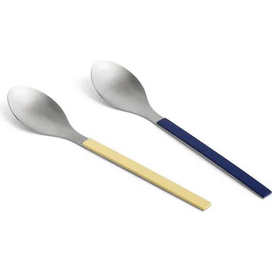 HAY MVS serveringsbestik 2-pak – mørkeblå/gul