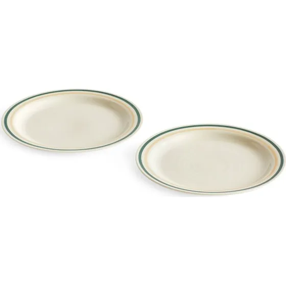 HAY Sobremesa tallerken 24,5 cm 2-pak  Green/Sand