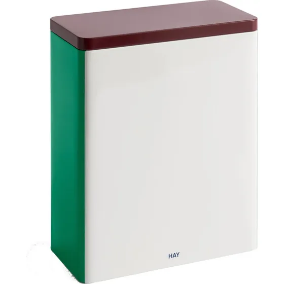 HAY Tin Container X-Large  Opbevaringsboks Off-White/Bourgogne