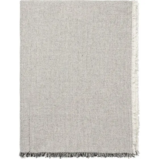 Broste Elouise dug 160x200 cm – sort/offwhite