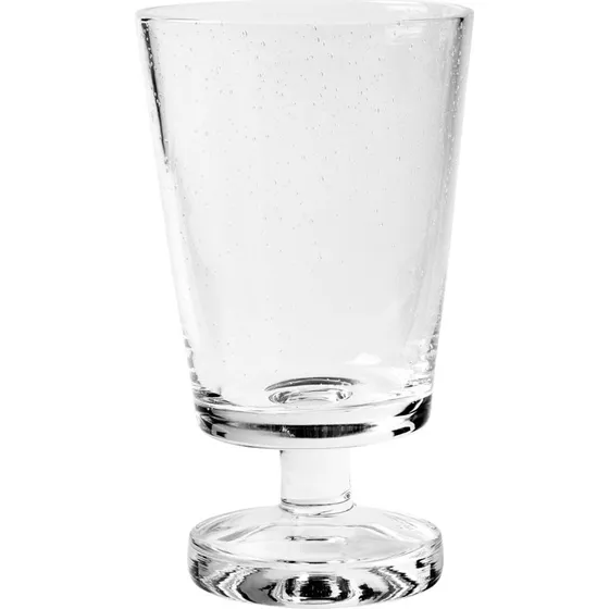 Broste Bubble rdvinsglas 25 cl, mundblst