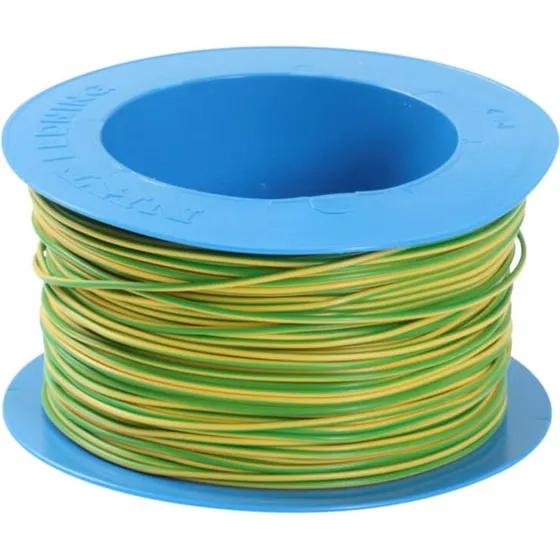 Nexans PVT90 H05V2-K 1x0,75 mm² gul/grøn (metervare)