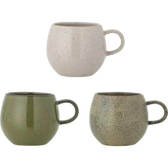 Bloomingville Addison krus st 3 - grn stentj