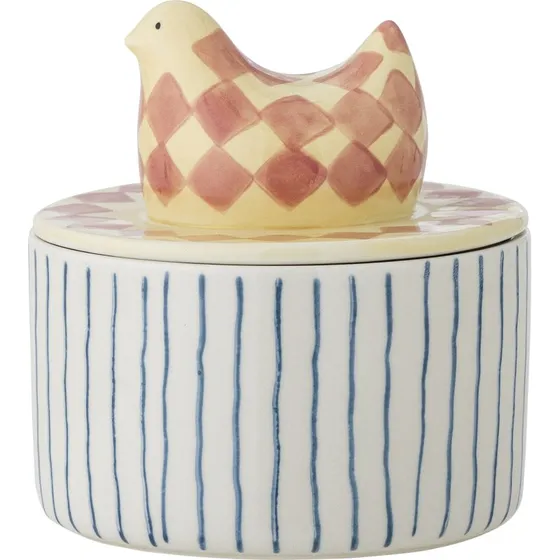 Bloomingville Biona krukke med lg 350 ml  Rose