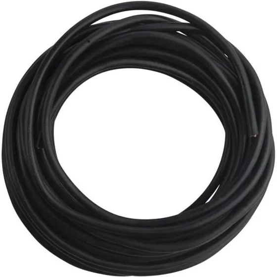 E-line rund plastledning 2x0,75 mm² 10 m, sort