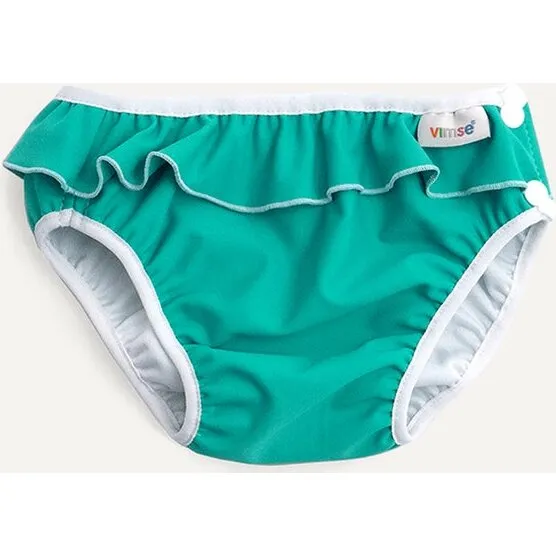 Vimse Badeble med trykknapper - Grøn flæse