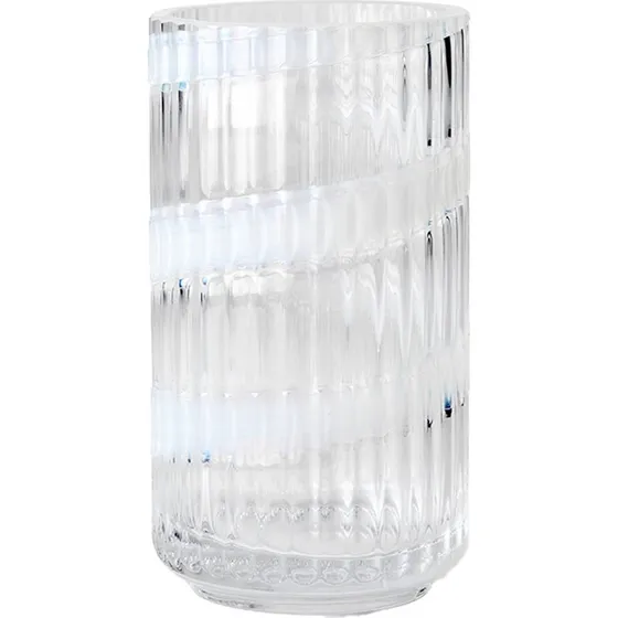 Lyngby Porcelæn Swirl vase 15,5 cm – hvid