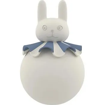 OYOY Rabbit bordlampe Offwhite/Blue  LED natlampe