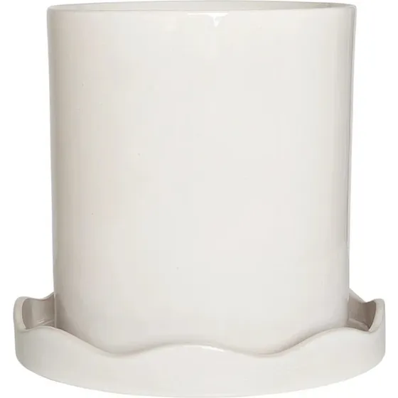 OYOY Nami plantekrukke Large Ø27 cm - Hvid