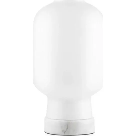 Normann Copenhagen Amp Bordlampe - Hvid m. marmorfod