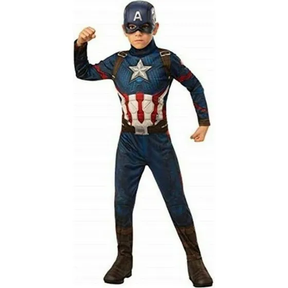 Børnekostume Captain America (8-10 år) - Rubies