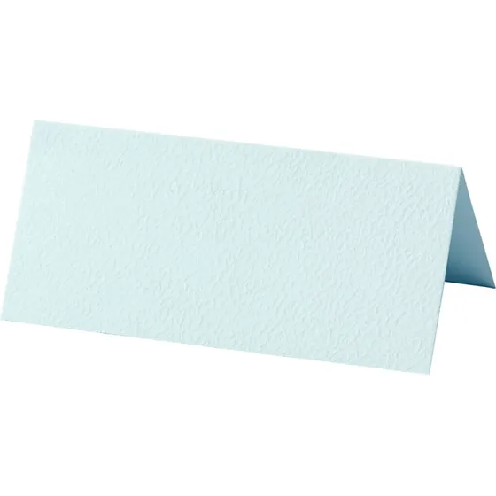 Bordkort lyseblå 9x4 cm – 20 stk, 220 g
