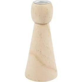 Trlysestage med metalindsats H14,5 6,5 cm