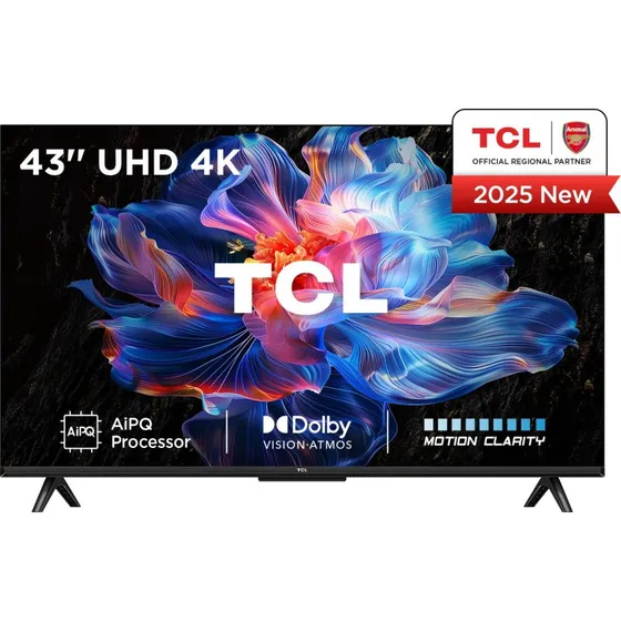 TCL V6C 43" 4K Smart TV (43V6C)  Google TV, Dolby Vision