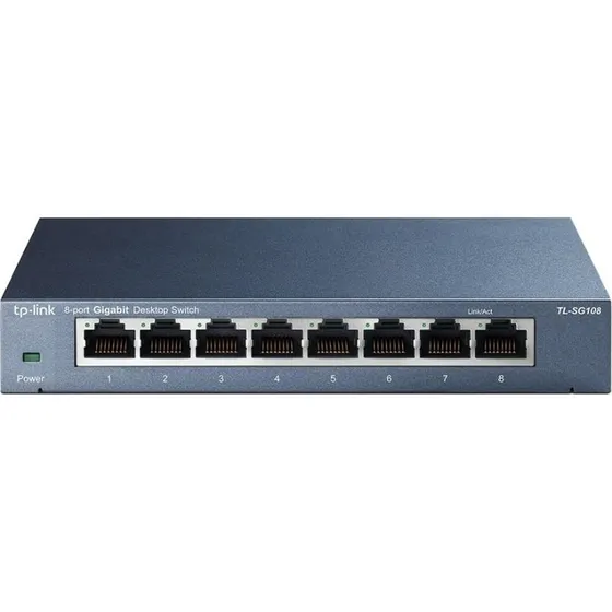 TP-Link TL-SG108 8-port Gigabit Switch (metal)
