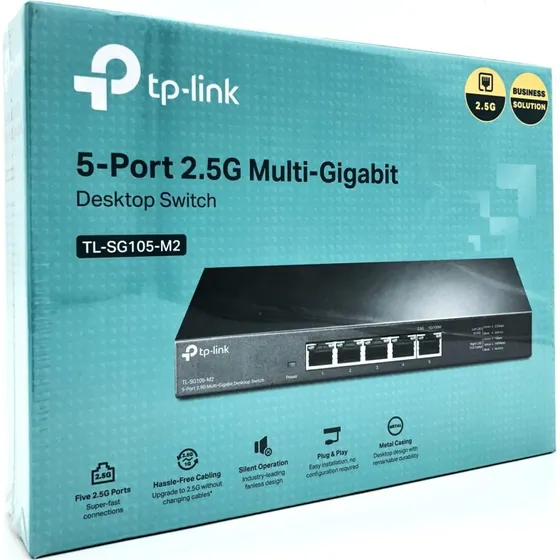 TP-Link TL-SG105-M2 5-port 2.5G ikke-administreret switch