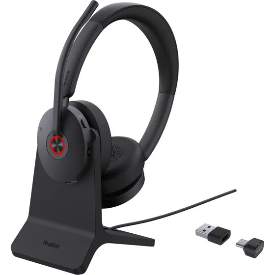 Yealink BH74 Trådløst On-Ear Headset – Sort (Teams-certificeret)