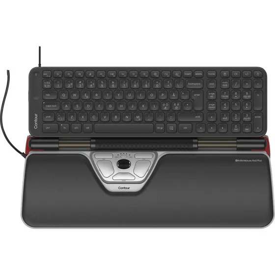 Contour RollerMouse Red Plus + Balance Mid-Size - Nordisk