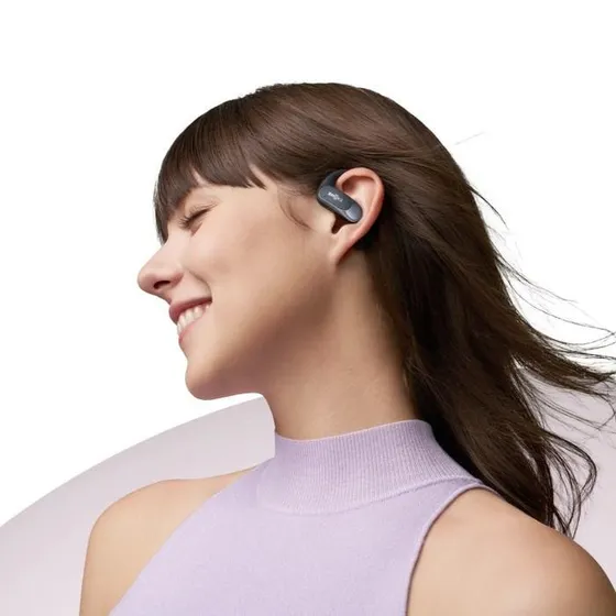 SHOKZ OpenFit Air trdlse open-ear hretelefoner (sort)