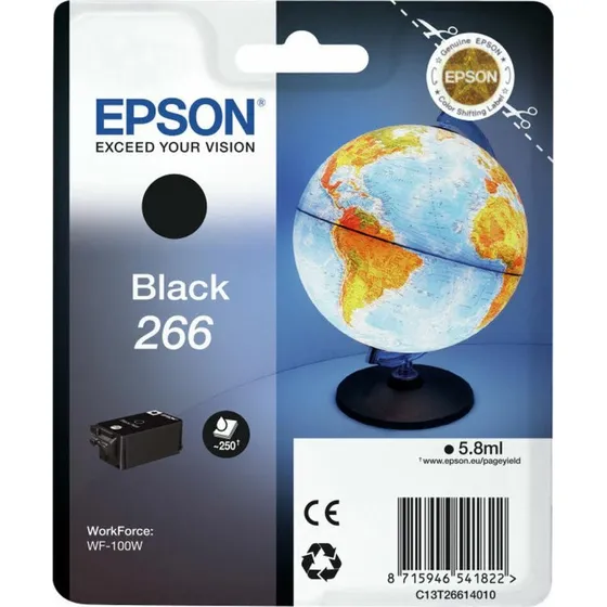 Epson 266 Black (C13T26614010) original blkpatron 250 sider