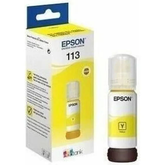 Epson EcoTank 113 Gul 70 ml  Genopfyldningsblk (C13T06B440)