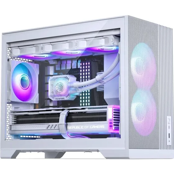 Phanteks XT M3 Mini-Tower mATX - Hvid med glasside