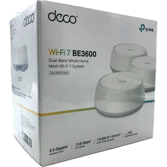 TP-Link Deco BE25 (3-pack)  Mesh WiFi 7, DualBand