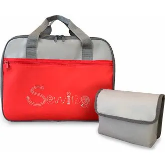 VERITAS bld symaskinetaske, rd (433219 cm)