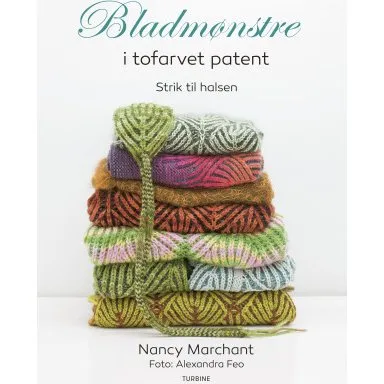 Bladmønstre i tofarvet patent – Nancy Marchant