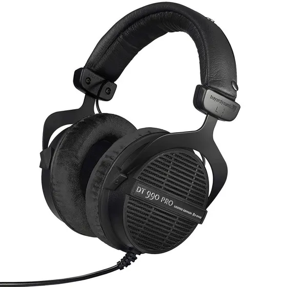 Beyerdynamic DT 990 Pro 80 Ohm – Over-ear Åben (Sort)