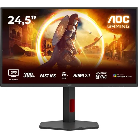 AOC Q25G4SR 24,5'' QHD 300Hz IPS Gaming-skrm