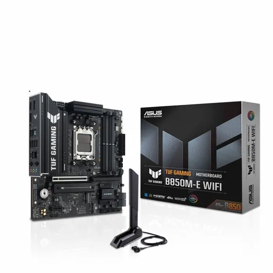 ASUS TUF GAMING B850ME WIFI  AM5 MicroATX bundkort