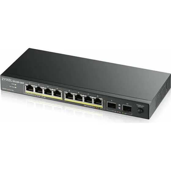 Zyxel GS1100-10HP v2 – 8x Gigabit PoE+ + 2x SFP (130W)
