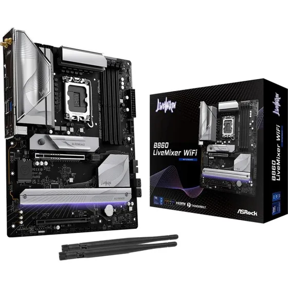 ASRock B860 LiveMixer WiFi – ATX LGA1851 DDR5