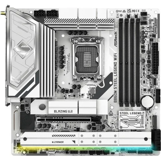 ASRock B860M Steel Legend WiFi  micro ATX, LGA1851, DDR5