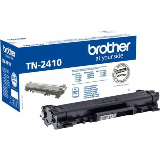 Brother TN-2410 original toner, sort 1.200 sider