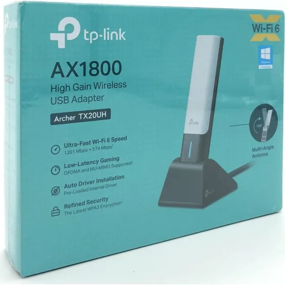 TP-Link Archer TX20UH AX1800 USB Wi-Fi 6-adapter