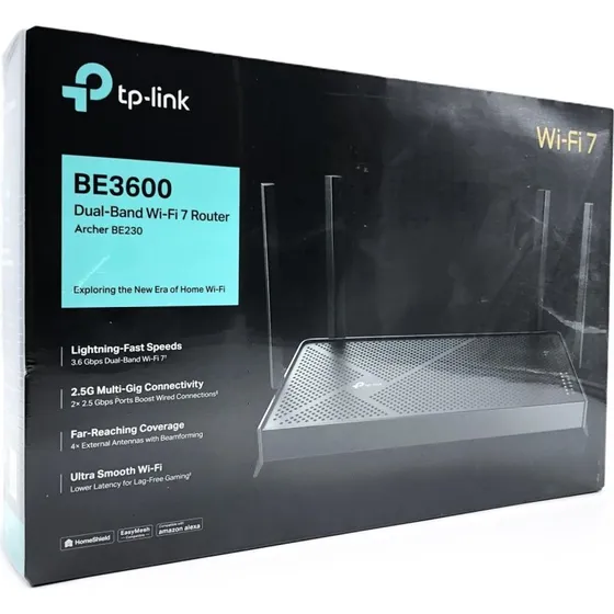 TP-Link Archer BE3600 Wi-Fi 7 Dual-Band Router 2.5G