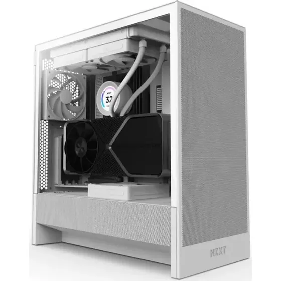 NZXT H5 Flow Mid Tower Hvid (E-ATX/ATX)
