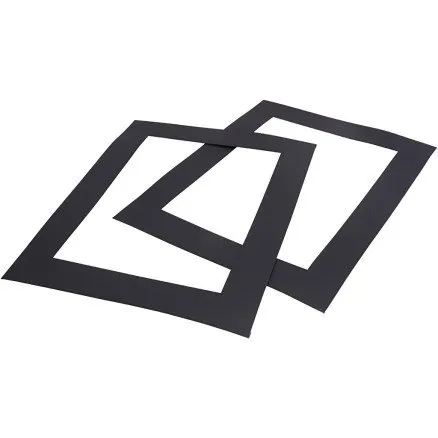 Passepartoutrammer A4 28,5x37 cm, sort – 100 stk.