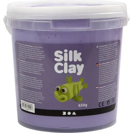 Silk Clay modellervoks - lilla 650 g