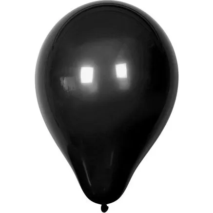 Sorte latexballoner 23 cm - 10 stk