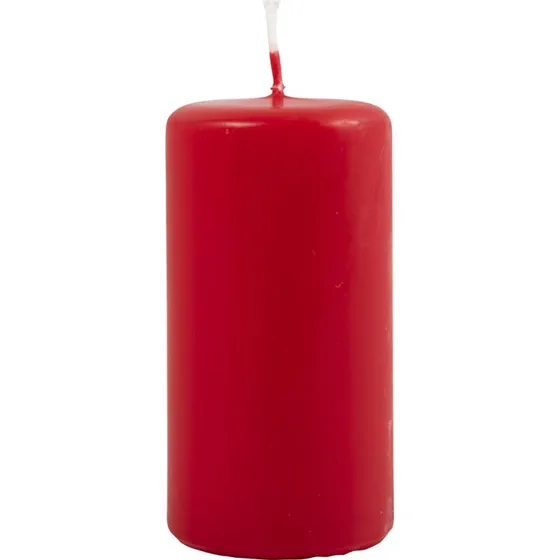 Rde bloklys 100x50 mm  6 stk.