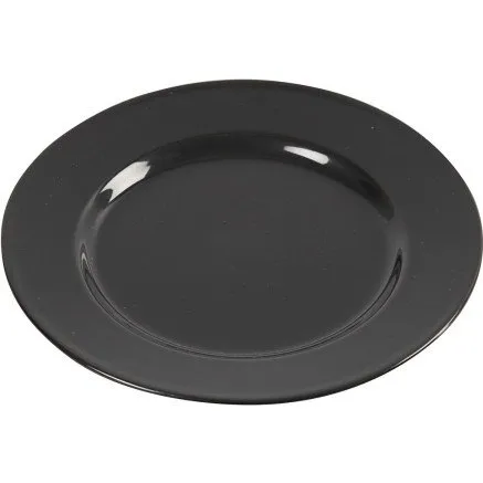 Desserttallerken 19 cm sort - 6 stk.