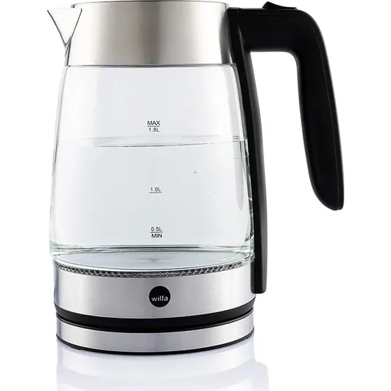 Wilfa Pure Boil WKG2200S elkedel 1,8L (sølv/glass)