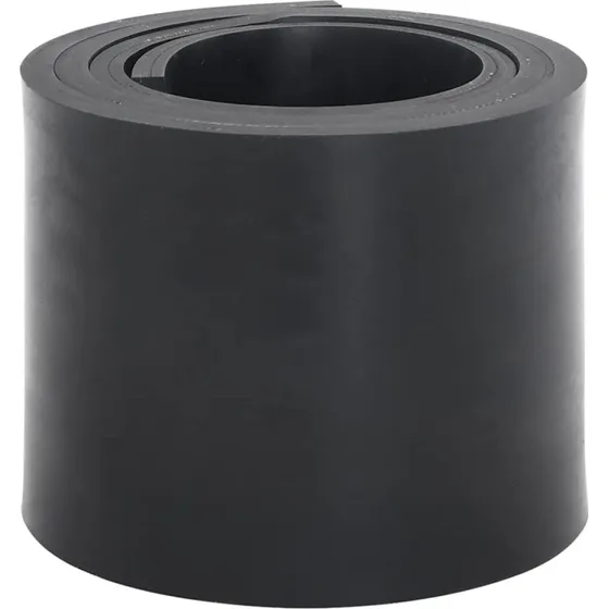 Gummikant til sneplov 200x15x1 cm, sort